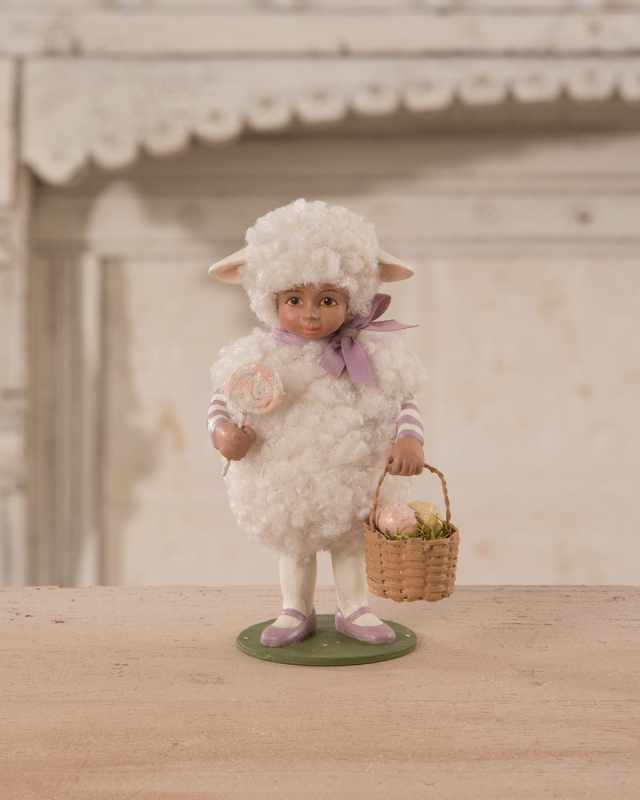 Little Molly Lamb Easter Figurine